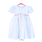 Classic White little Girl Dress (toddler) 2t – Hand-Smocked & Hand-Embroidered