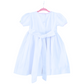 Classic White little Girl Dress (toddler) 2t – Hand-Smocked & Hand-Embroidered